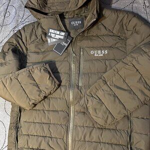 GUESS GOSTA CASUAL FULL ZIP. OAK SHADE HOODIE JACKET SIZE XL MEN NWT $195.00